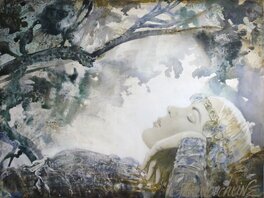 Andréi Arinouchkine - Helene-La-Belle (Sleeping Beauty) - Original art