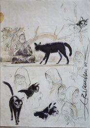 Andréi Arinouchkine - Illein, planche 23 prelim - Œuvre originale