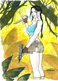 Adam Kmiołek - Lara Croft - Comic Strip