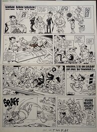 Planche originale - Benjamin et les Tambours