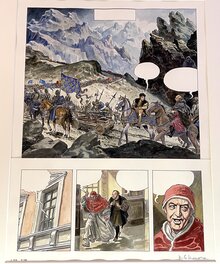 Milo Manara - Planche Originale BORGIA T3 P38 - Planche originale