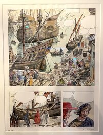 Milo Manara - Planche Originale BORGIA T3 Page 36 - Planche originale