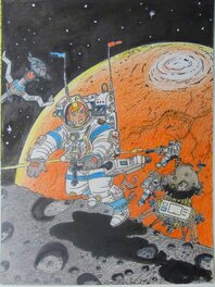 Marc Wasterlain - Jeannette Pointu - Mission sur Mars - Couverture originale