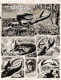 Ted Kearon - Ted KEARON : Planche de Robot Archie Weird World of X 1964 - Planche originale