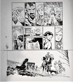 Benoit Dellac - Nottingham tome 1 pl 45 - Planche originale