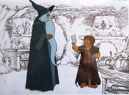 Ralph Bakshi - Gandalf et Bilbo - Planche originale
