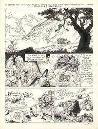 Planche originale - Jonathan L'espace bleu entre les nuages T05