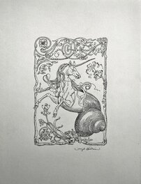 Jeremy Bastian - Snailicorn - Illustration originale