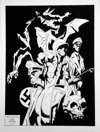 Thomas Frisano - Hellboy "after Mignola" - Original Illustration