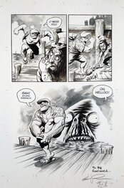 Eric Powell - The GOON -  THE DEFORMED OF BODY AND DEVIOUS OF MIND TPB planche originale - Comic Strip