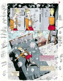 Jill Thompson - Sandman (1989) vol.2 #44 pg.11 - Mise en couleur
