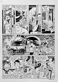 Planche du Nestor Burma « Les rats de Montsouris »