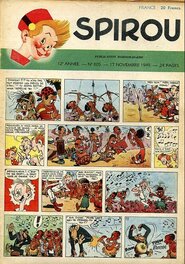 Spirou n° 605, logo de Franquin. Spirou n° 605, logo de Franquin.