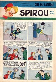 Spirou n° 747, logo de Franquin. Spirou n° 747, logo de Franquin.