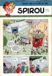 Spirou n° 748, nouveau logo de Franquin. Spirou n° 748, nouveau logo de Franquin.