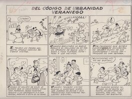 Marino Benejam - Del Código de Urbanidad Veraniego - Planche originale