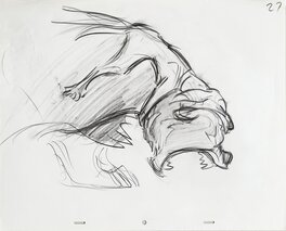 Glen Keane - The Fox and the Hound - Original art
