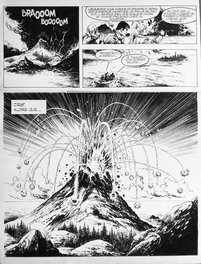 William Vance - 1969 - Bob Morane #9: L'Archipel de la Terreur - Pg.39 - Planche originale