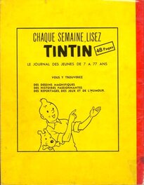 Quatrième plat de l'édition originale de ' Le retour de Chlorophylle ' album publié chez Casterman en janvier 1961