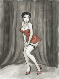Enrico Marini - Marini, Noir Burlesque, Betty Boop - Illustration originale