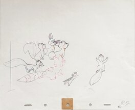 Disney Studio's - Melody Time - Original art