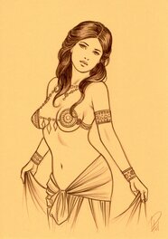 Laurent Paturaud - Mata Hari - Original Illustration