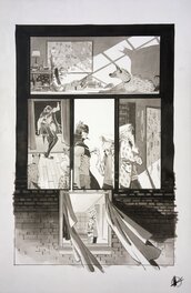 Planche 12 issue 3 original Harley Quinn Matteo Scalera