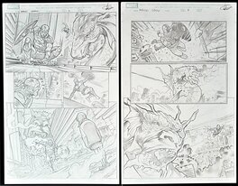 Manuel Garcia - The Avengers vs Fin Fang Foom - Comic Strip