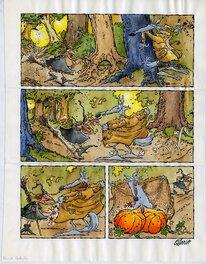 Laurent Colonnier - 4 de couv de Fluide Glacial Le loup et la sorcière - Comic Strip