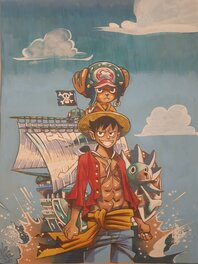 Nicolas Kéramidas - One piece - Illustration originale