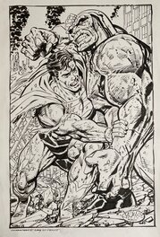 John Byrne - Superman vs Darkseid - John BYRNE - One Shot - Illustration originale