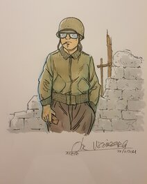 Olivier Weinberg - La Bataille des Ardennes - Original Illustration