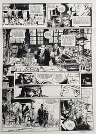 Ralph Meyer - Undertaker- Tome 6 - Planche originale