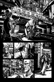 Janusz Pawlak - Supernova Knights - page de test pour l'éditeur Dark Horse - Comic Strip