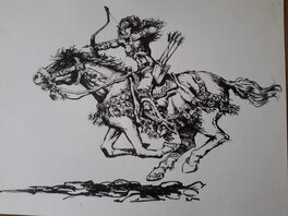 Régis Moulun - Encre Amazone - Original Illustration