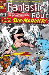 Fantastic Four #33 cover Fantastic Four #33 cover