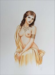 Laurent Paturaud - Mata Hari #22 - Original Illustration
