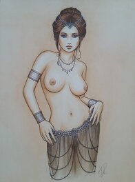 Laurent Paturaud - Mata Hari - Illustration originale