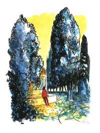 Alfred - Jardin vénitien : "Venezia Giardino Nascosto" - Original Illustration