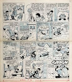 Gotlib - Nanar, Jujube et Piette - Le Maladé - Planche originale