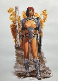 Jeronaton - Anaxiléa - Ex-libris Lysipée - Illustration originale