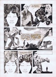 Alberto Breccia - Viajero de Gris page by Alberto Breccia - Planche originale