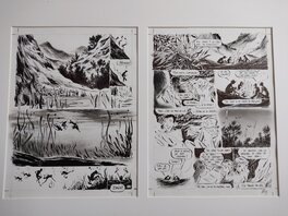 Pierre-Henry Gomont - Double planche 102-103 de Malaterre - Comic Strip