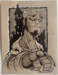 David Petersen - Petersen David - Hellboy - Original art