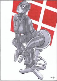 Danilo Leão - Catwoman par Leão - Original Illustration