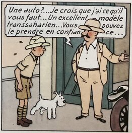 Tintin au Congo - planche 11 Tintin au Congo - planche 11