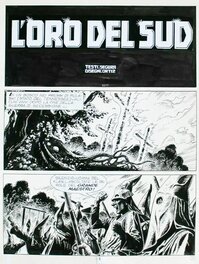 Planche originale - Maxi Tex n°3 - L'Or du Sud (Bonelli)