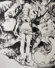 Afif Ben Hamida - Le royaume d’Ymir - Original Illustration