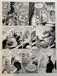 Planche originale - Sigurd - Planche 34 des Tours du Bois Maury - Hermann