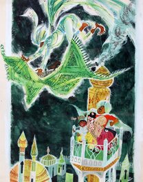 Jan Wesseling - Jan Wesseling | 1963 | Pipo in het land van 1001 dag - Illustration originale